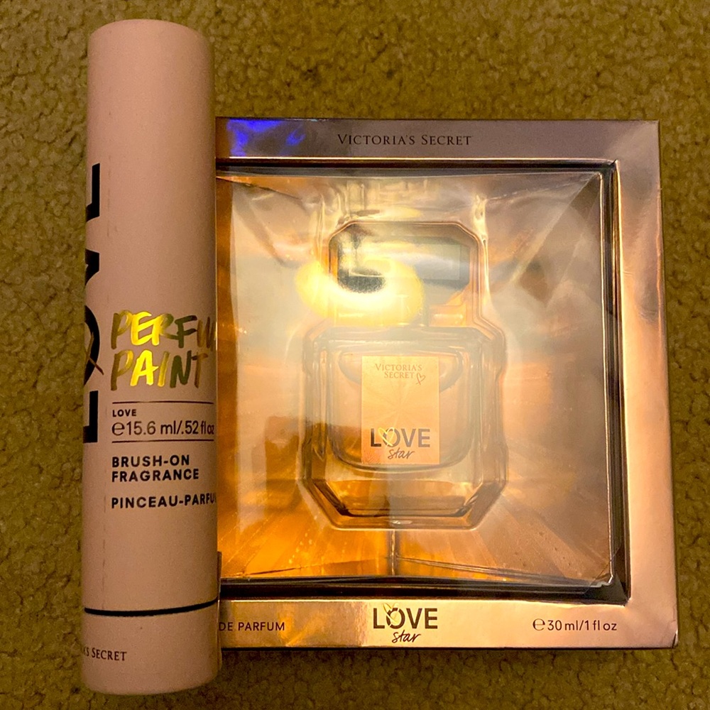 Victoria’s Secrete LOVE Perfume Paint & Eau De Parfum Brand New